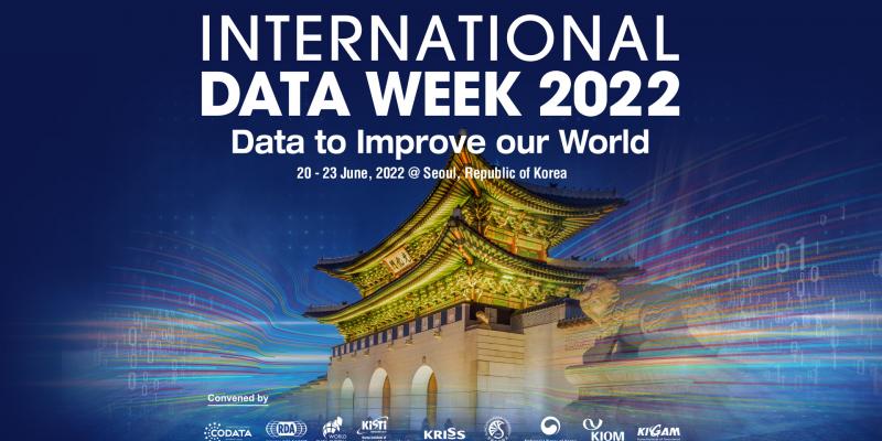 Event logo of the International Data Week and RDA Plenary 19