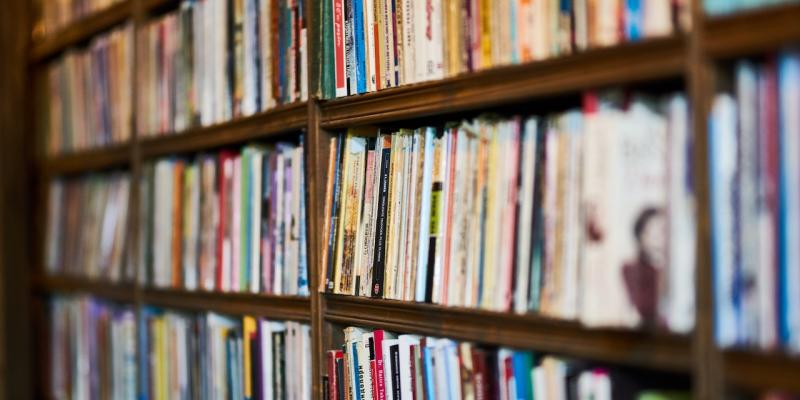 Image of a bookshelf.