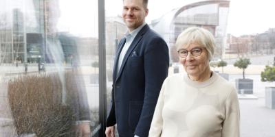 Petro Poutanen ja Anna Mauranen.