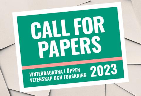 Illustrationsbild: Call for papers.