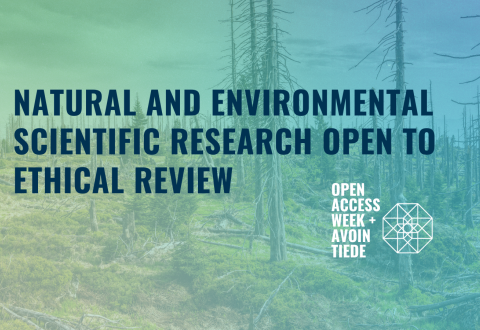 Text: Natural and environmental scientific research open to ethical review. 